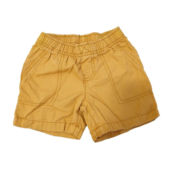 🛍 Carter's Boy Shorts 18M Mustard Yellow Summer Vacation - Picture 1 of 3